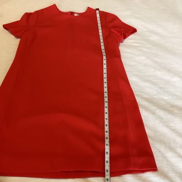 BABATON Patricio Mini Dress Womens 8 Red A-Line Silhouette Career Luxury Classic - Picture 14 of 16